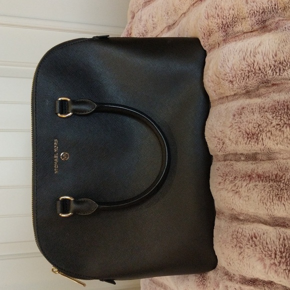 Michael Kors Handbags - Michael Kors Black Satchel Bag with Gold Hardware